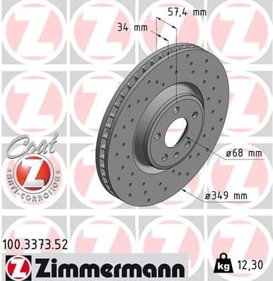 Brake Disc SPORT BRAKE DISC Z 100.3373.52