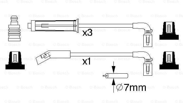 Ignition Cable Kit 0986356980 - image 5