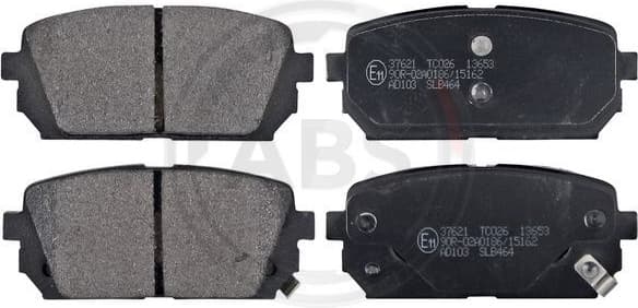 Brake Pad Set, disc brake 37621