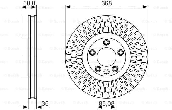 Brake Disc 0986479A33 - image 2