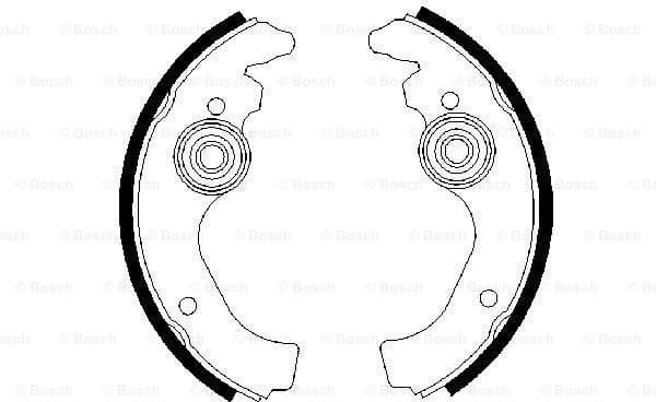 Brake Shoe Set 0986487271 - image 2