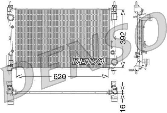 Radiator, engine cooling DRM09114