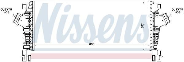 Charge Air Cooler ** FIRST FIT ** 96555 - image 2