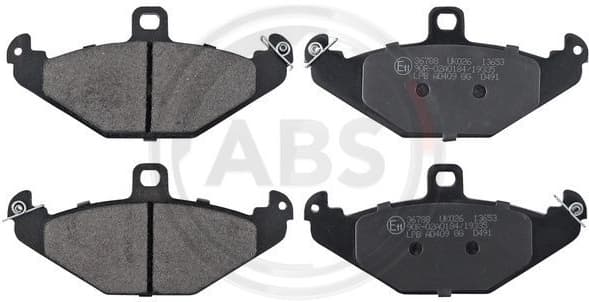 Brake Pad Set, disc brake 36788