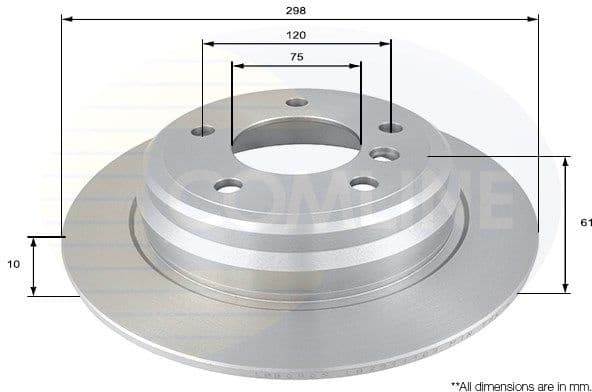 Brake discs kit rear, (2pcs) ADC1724