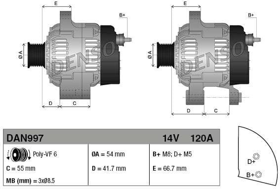 Alternator DAN997 - image 3
