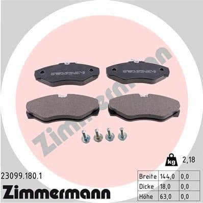 Brake Pad Set, disc brake 23099.180.1 - image 2