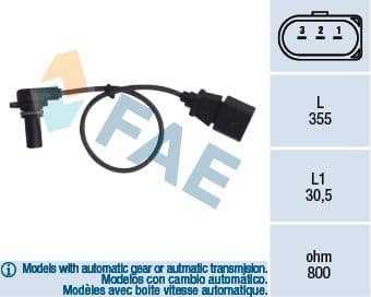RPM Sensor, automatic transmission 79062