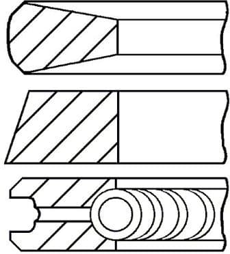 Piston Ring Set LKZ-Ring® 08-424000-00