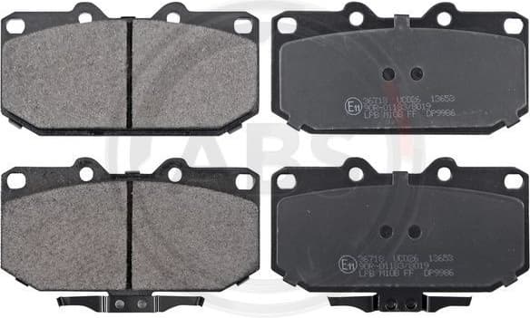Brake Pad Set, disc brake 36718