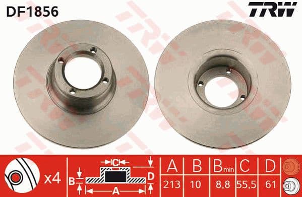 Brake Disc DF1856