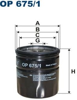 Oil Filter OP675/1
