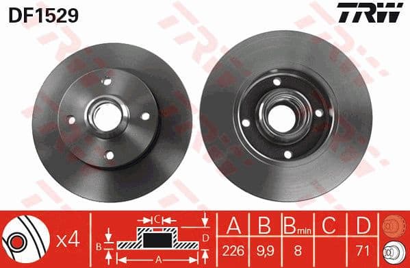 Brake Disc DF1529
