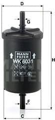 Fuel Filter WK6031 - image 2