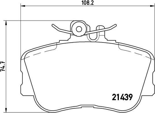 Brake Pad Set, disc brake PRIME LINE P06017