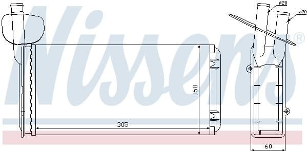 Heat Exchanger, interior heating 73965