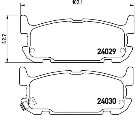 Brake Pad Set, disc brake PRIME LINE P49031