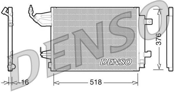 Condenser, air conditioning DCN16001