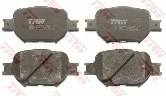 Brake Pad Set, disc brake COTEC GDB3316 - image 2