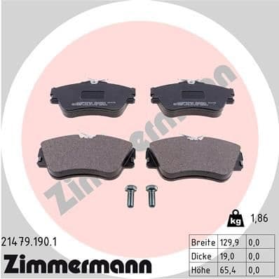 Brake Pad Set, disc brake 21479.190.1