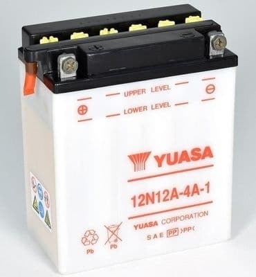 Starter Battery Conventional 12 Volt 12N12A-4A-1