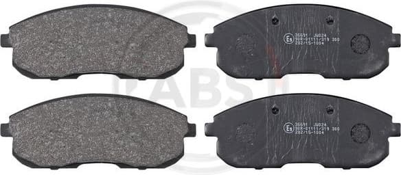 Brake Pad Set, disc brake 36691