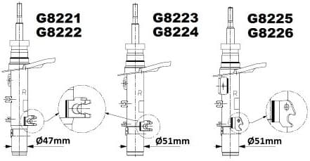 Shock Absorber MONROE ORIGINAL (Gas Technology) G8223 - image 4