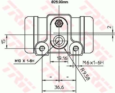 Wheel Brake Cylinder BWN240 - image 2