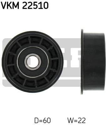 Deflection Pulley/Guide Pulley, timing belt VKM 22510
