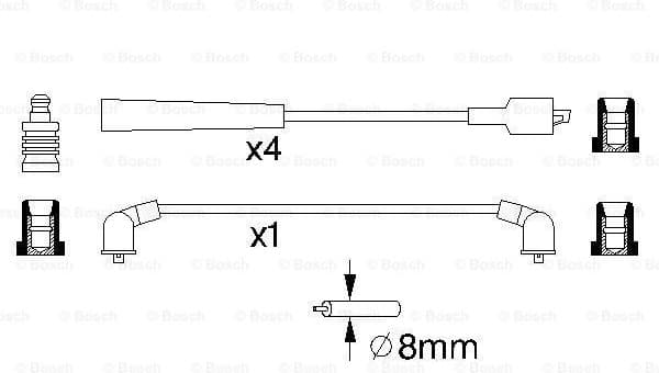 Ignition Cable Kit 0986357129 - image 5