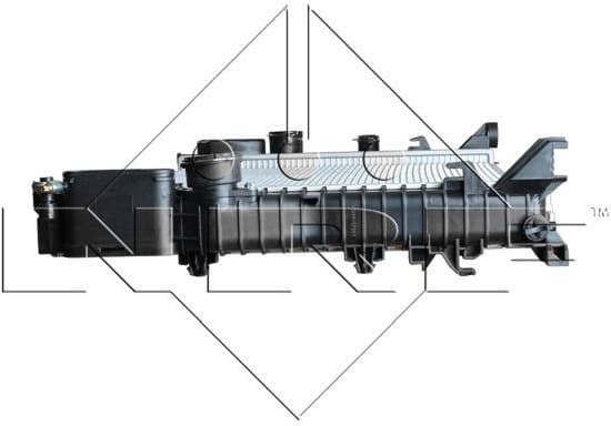 Radiator, engine cooling EASY FIT 53422 - image 4