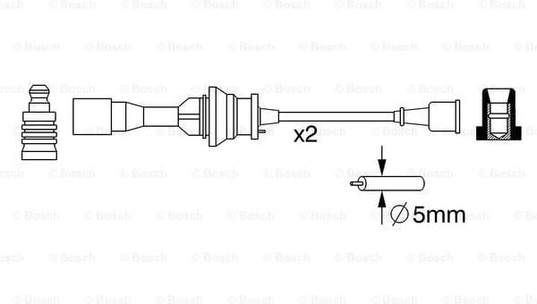 Ignition Cable Kit 0986357266 - image 5