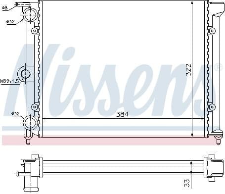 Radiator, engine cooling 651711 - image 2