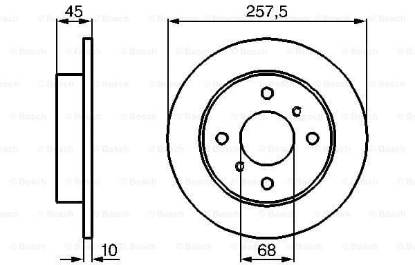 Brake Disc 0986478564 - image 5