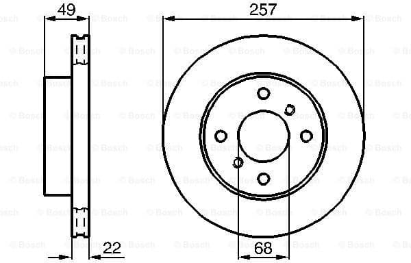 Brake Disc 0986478567 - image 6