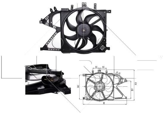 Fan, engine cooling 47011 - image 2