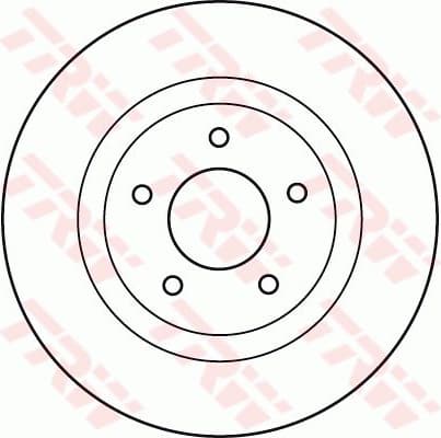 Brake discs kit front (2pcs), Top Quality DF4964 - image 4