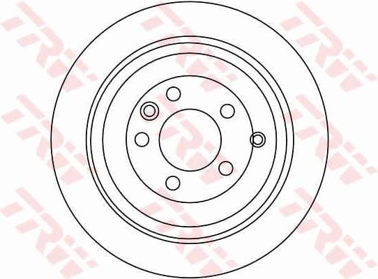 Brake disc, 1pcs REAR, Top Quality DF4342S - image 3