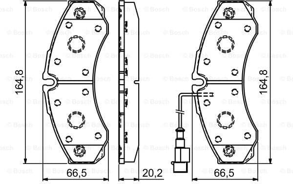 Brake Pad Set, disc brake 0986494239 - image 8