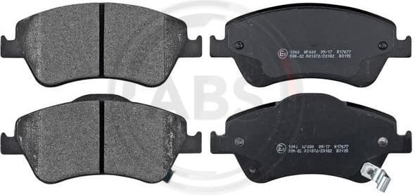 Brake Pad Set, disc brake 37620