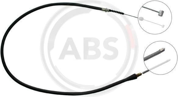 Cable Pull, parking brake K12107