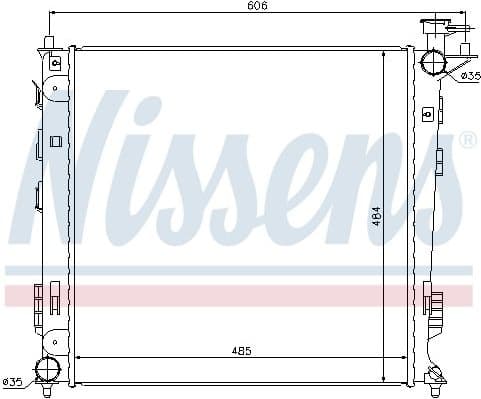 Radiator, engine cooling ** FIRST FIT ** 67517