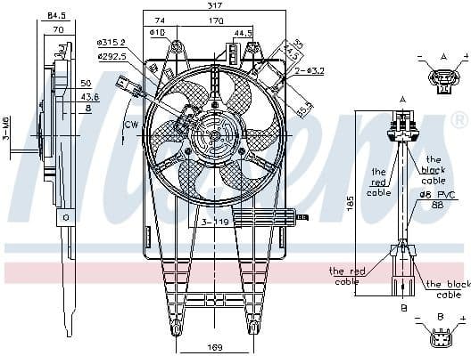 Fan, engine cooling 85162