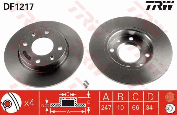 Brake Disc DF1217