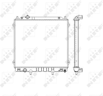 Radiator, engine cooling 53480 - image 2