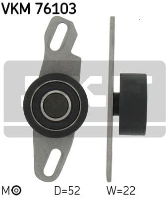 Tensioner Pulley, timing belt VKM 76103