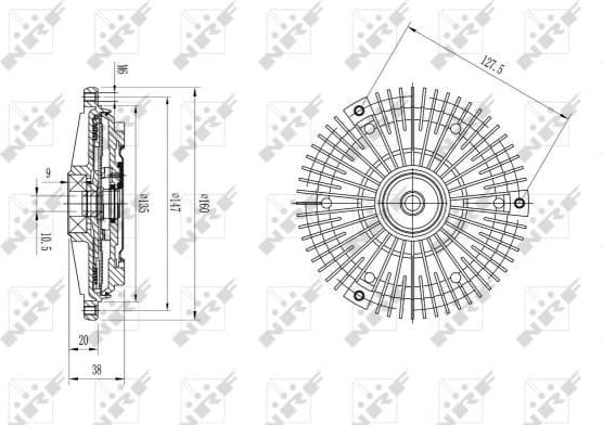 Clutch, radiator fan 49649 - image 2