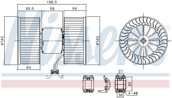 Interior Blower 87196