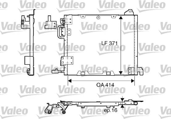 Condenser, air conditioning 817506