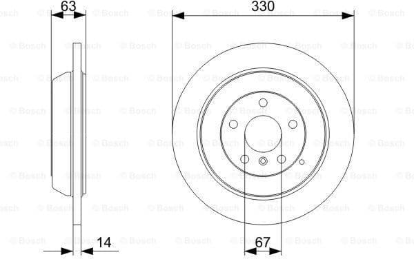 Brake Disc 0986479330 - image 5